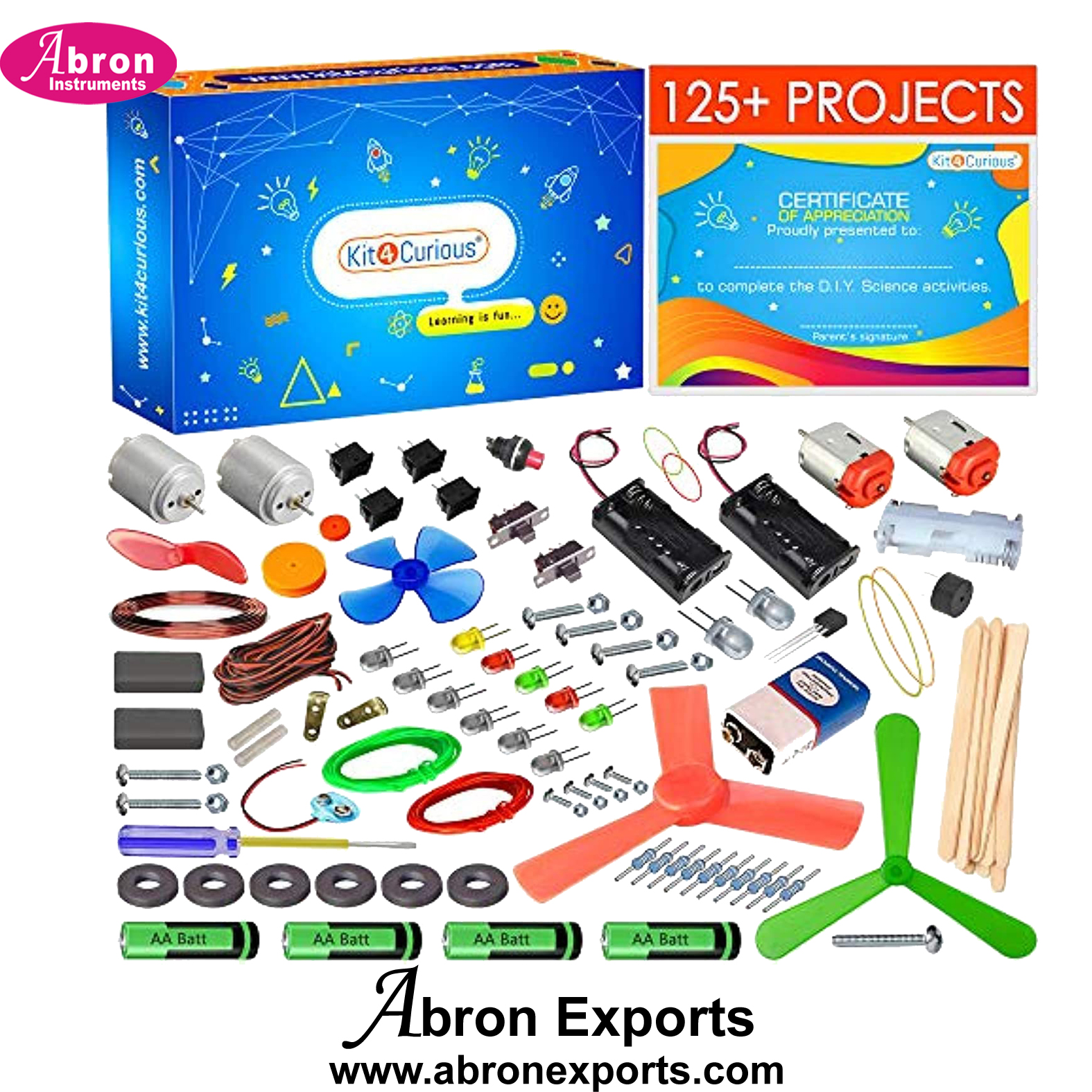 Electronic kit training board circuit resistances assorted loose and ldrjunior Part Booklet Component set Abron AE-1224TE60 
